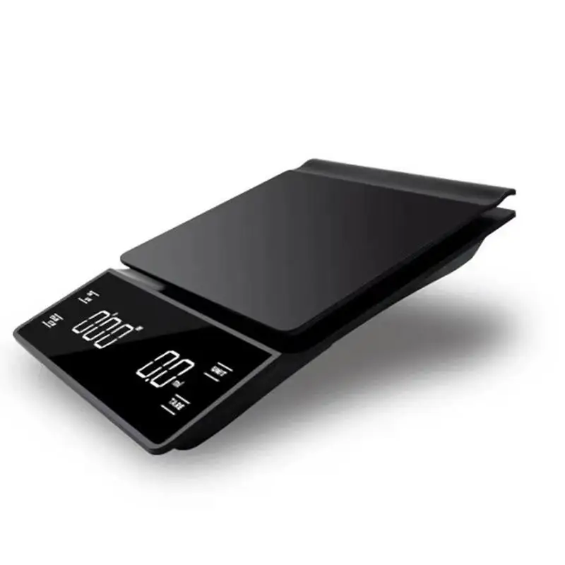 Rechargeable Espresso Scale High Precision USB Rechargeable Coffee Scale 3Kg/0.1g Kitchen Scale Portable Espresso Scale For Home