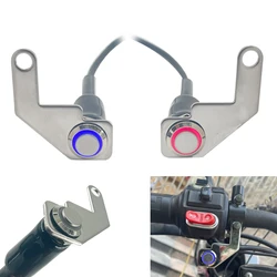 12V LED Waterproof Motorcycle Handlebar Switch Reset Manual Return Button Switch