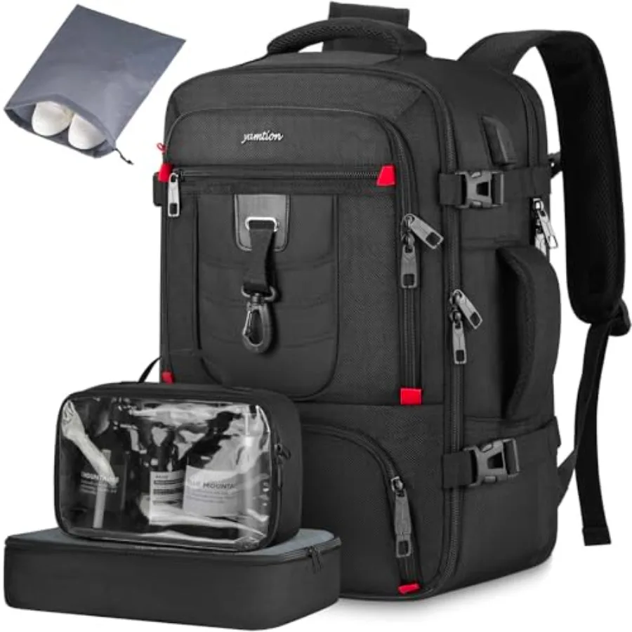 

Carry On Backpack for Men, Travel Backpack with 3 Packing Cubes for Women, Laptop Backpack Airline Approved Weekender Bag Mochi