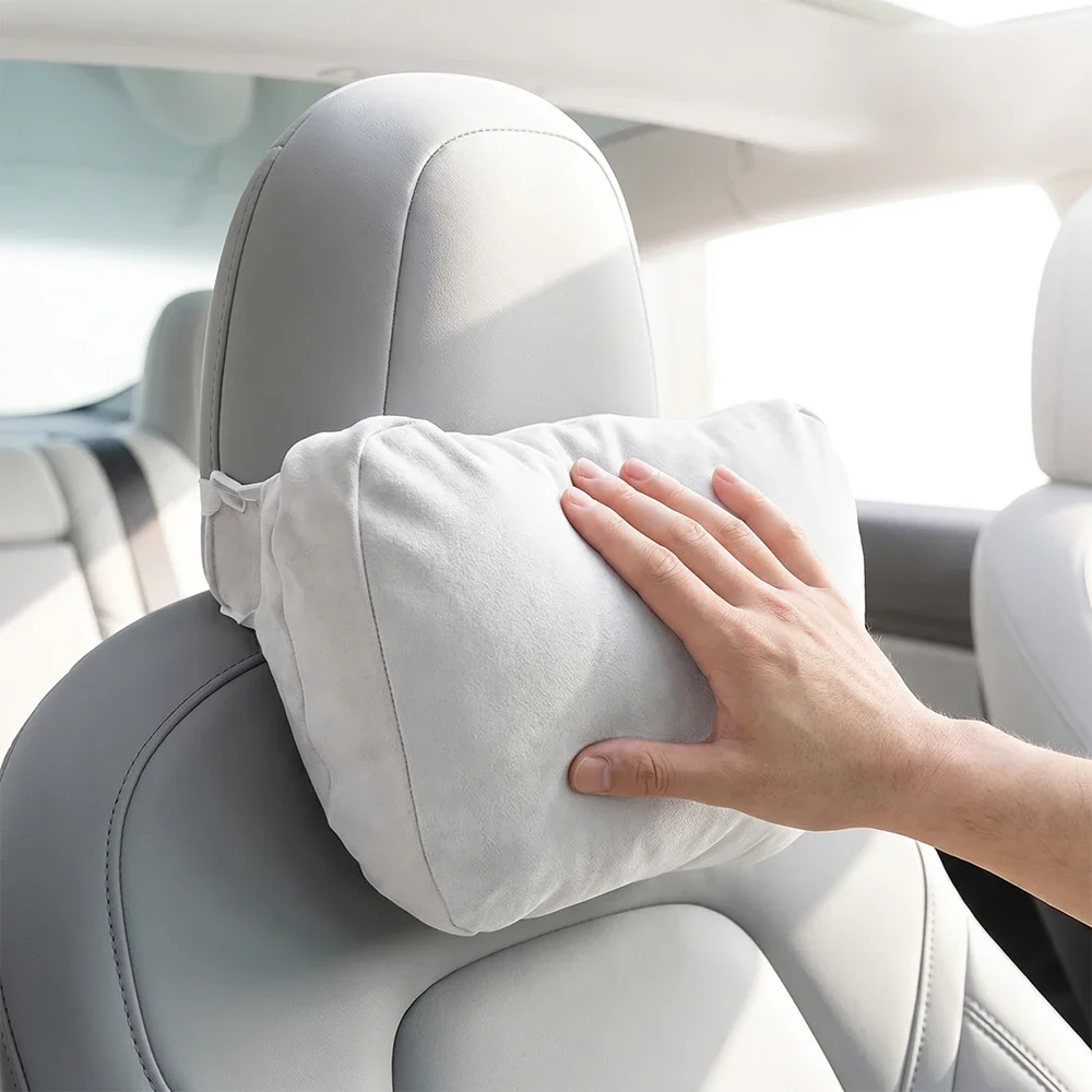 Für Tesla Model 3 Highland, Model Y Juniper, Model YL: Nackenkissen, Lendenkissen, 6-Sitzer, zur Linderung von Ermüdung, Auto-Innenraumzubehör – Detail 3