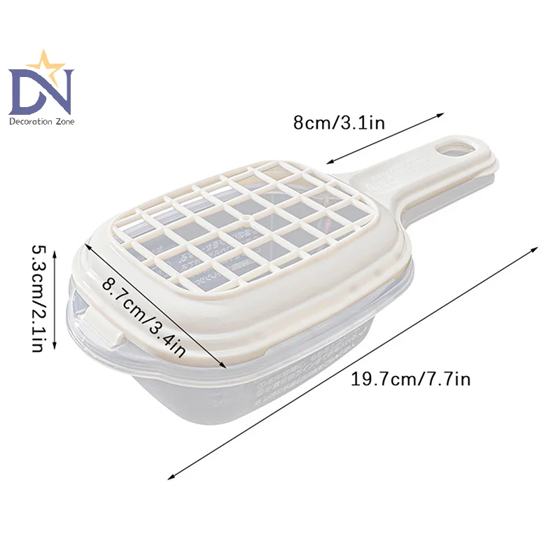 Microwave Rice Cake Heating Box With Handle Steaming Box Steamer Vessel Tofu Drain Box Fruit Cleaning Box