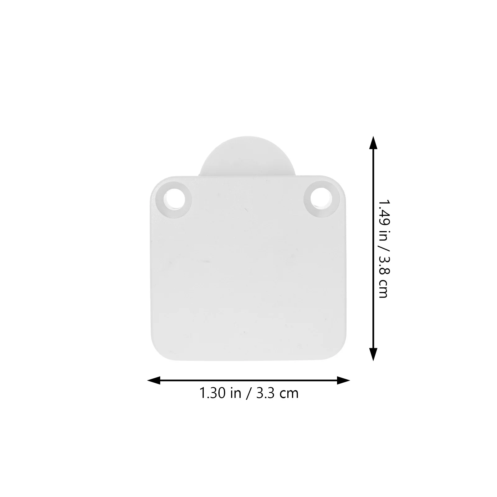 

3Pcs Door Switch Electrical Light for Cabinets Simple Structure Durable Flameretardant Material Closet Light Door
