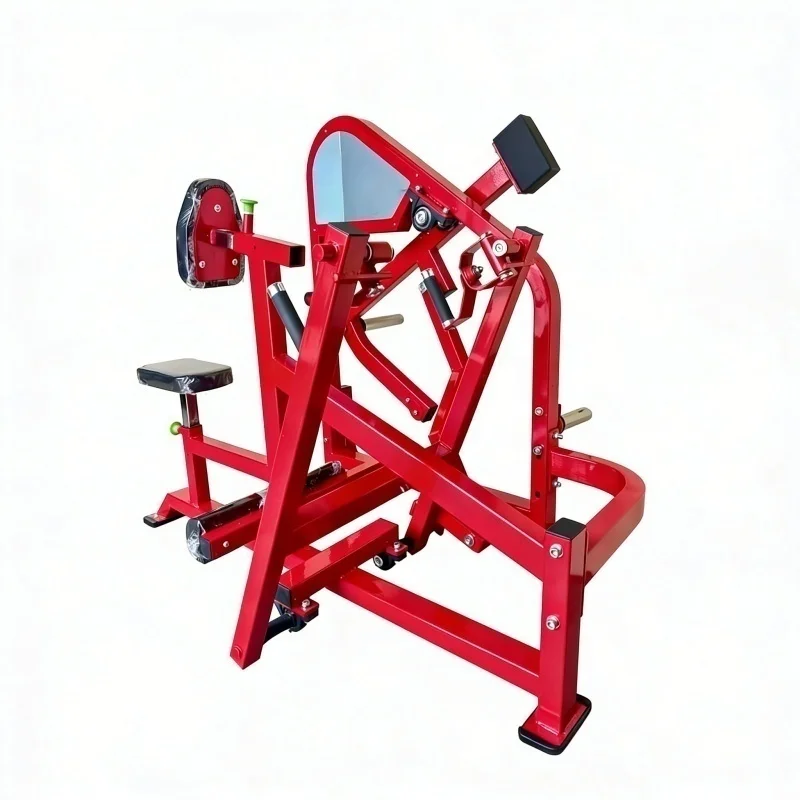 Strength Training Metal Seated Rowing Machine Plate Load Arm Training Row Machine Back Shoulder Iso Lateral Seated Row Machine