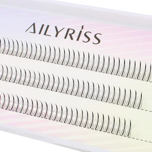 Natural fairy false eyelashes, Korean makeup, individual eye eyelashes, fake eyelashes, AM, type A, 8-12mm 8 Main Sales Korean Makeup - №4