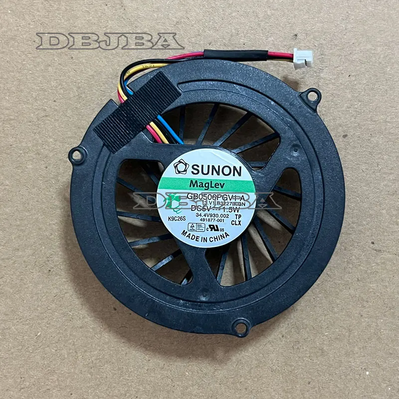

Вентилятор охлаждения ноутбука для SUNON GB0506PGV1-A 13.V1.B3227.F.GN 491877-001 5 В 1,7 Вт
