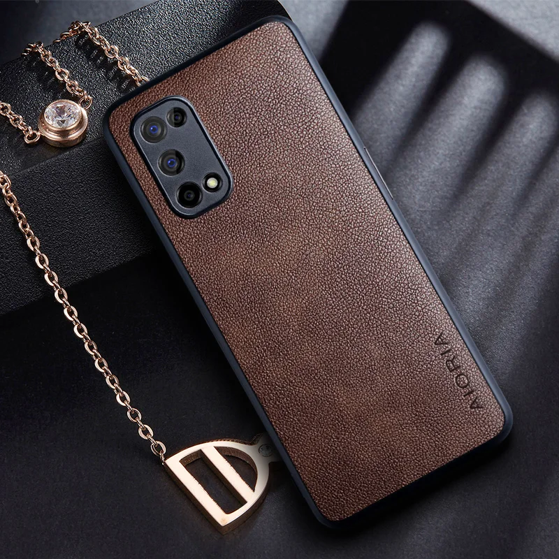 Чехол для Oppo Realme 7 5G coque Retro business PU кожаный чехол для телефона для Realme 7 5G Чехол обложка Чехол для Oppo Realme 7 5G coque Retro business PU кожаный чехол для телефона для Realme 7 5G Чехол обложка