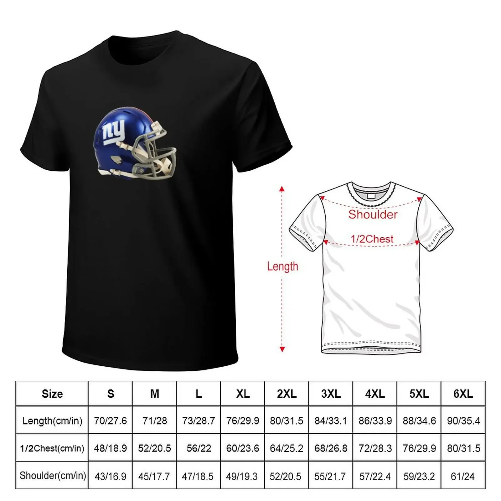 Helmet Giants NY Icon T-Shirt croswit shirt man Personalized t-shirt graphics graphic t shirts mens t shirts top quality