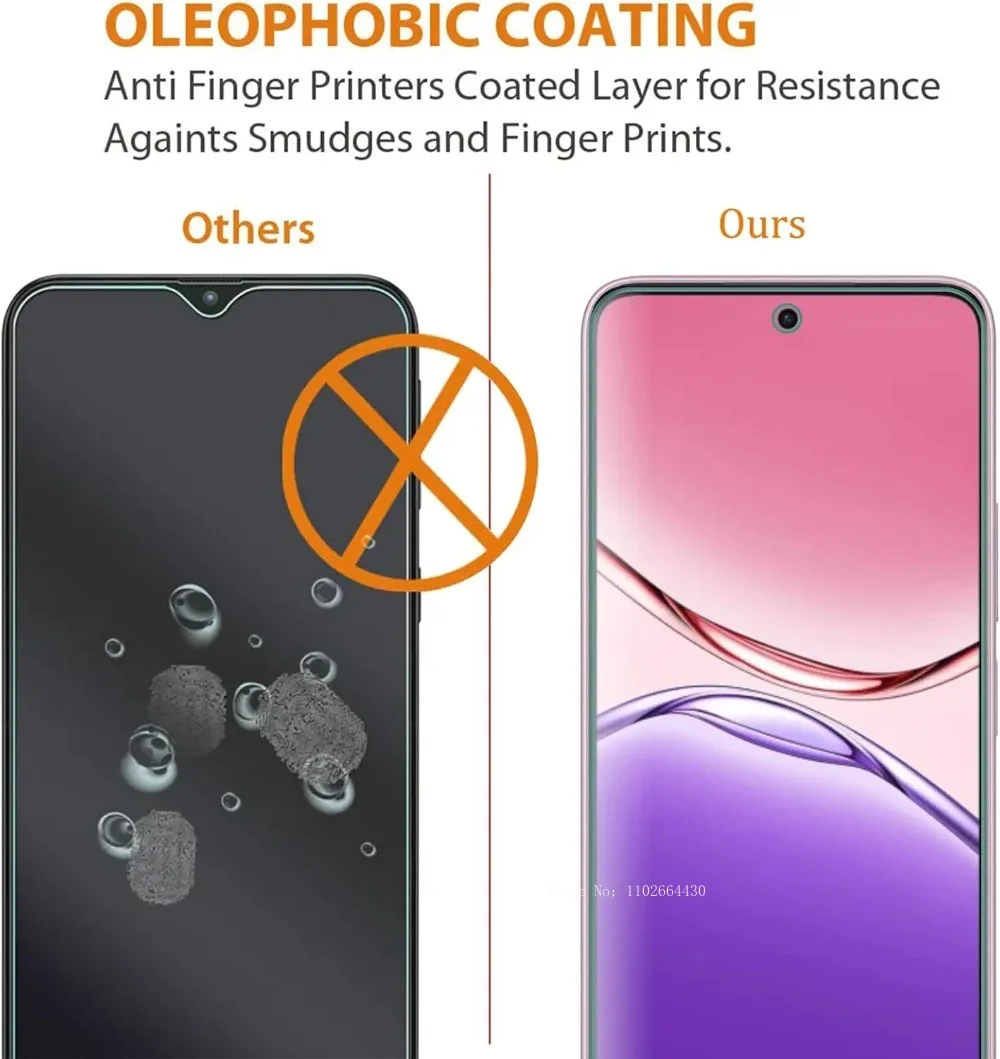 2 Pcs HD  Tempered Glass Films For Honor 400 Smart 5G 9H Glossy Screen Protector Film For Honor 400 Smart 4G With Black Border