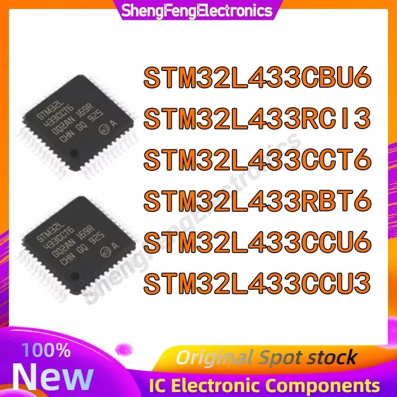 STM32L433RCI3 STM32L433RBT6 STM32L433CCU6 STM32L433CCU3 STM32L433CBU6 STM32L433CCT6 STM IC MCUชิปLQFP-48 100% ใหม่เดิม