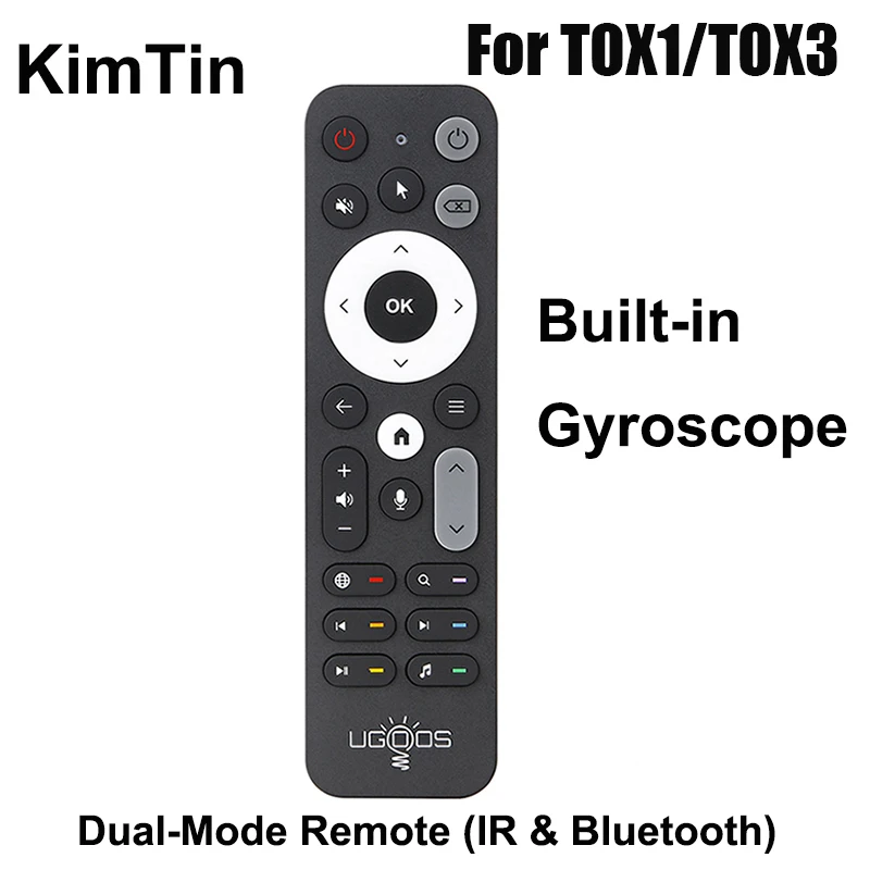 Control remoto para TOX3 Amlogic S905X4 Smart TV BOX, TOX1 Android 11 Set Top Box BT controlador IR inalámbrico BT
