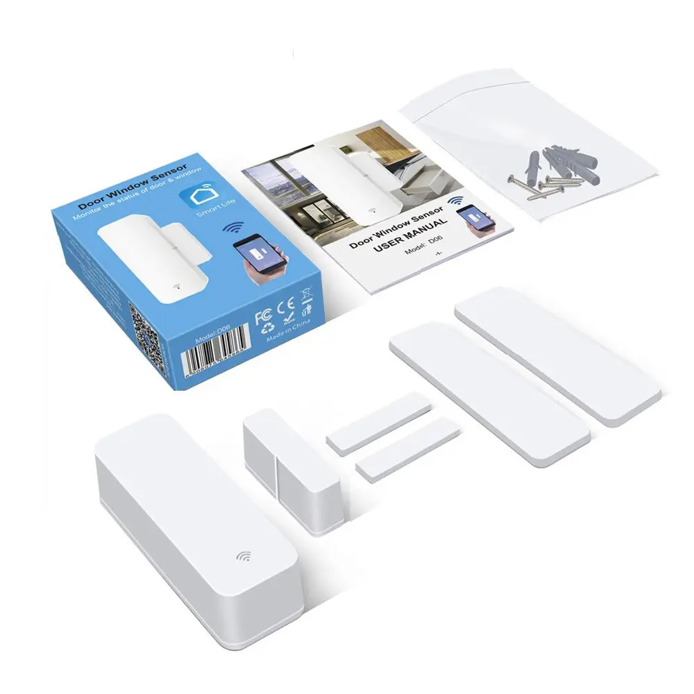 Wireless Wifi Smart Window Door Sensor for home security system door alarm sensor