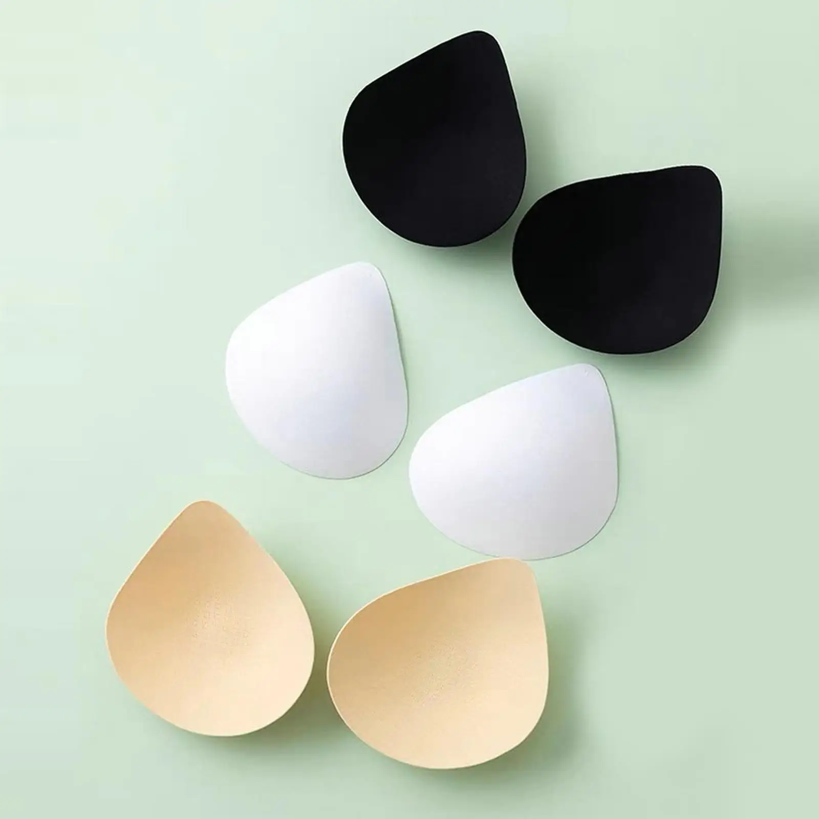 2Pcs Womens Bra Inserts Pads Intimates Accessories Comfortable Bikini Replacement Swimwear Padding Inserts Breast Cups for Women