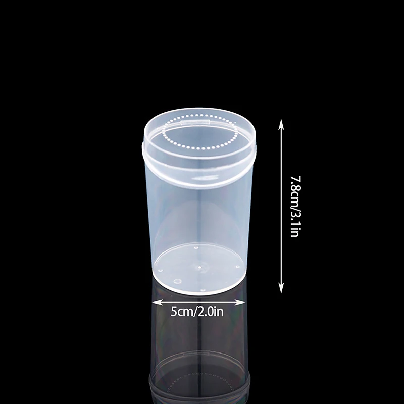 透明な化粧品収納オーガナイザー プラスチック綿棒収納ボックス デスクトップ防塵メイク落としコットン口紅