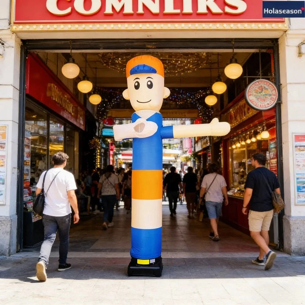 

New inflatable mannequin, waving air model, for store advertising (no fan)