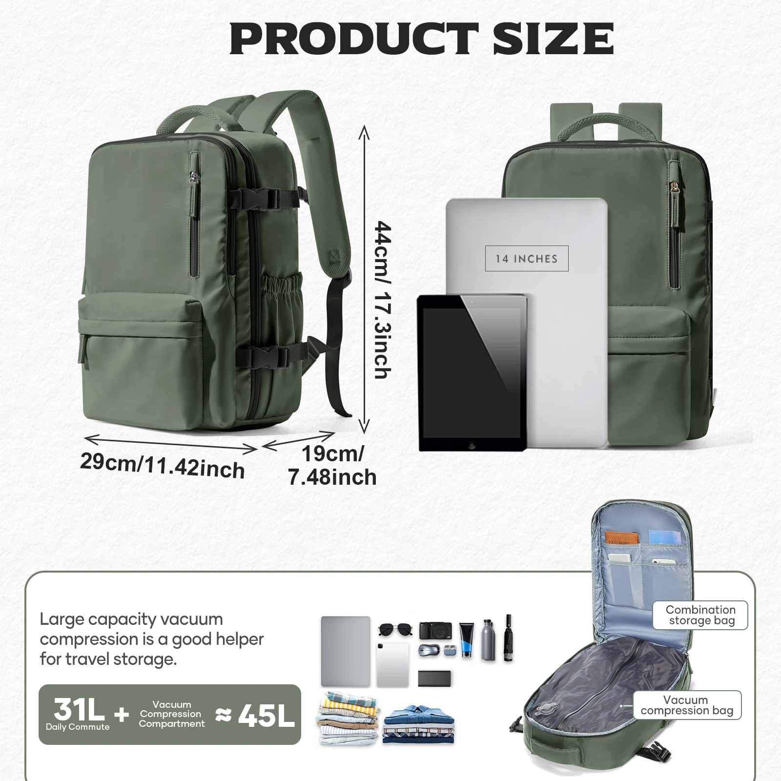 اليد الأمتعة Ryanair 40x30x20 wizz الهواء المقصورة حقيبة الرجال الهواء فراغ ضغط على ظهره محمول على ظهره ، فراغ صندوق تخزين ملابس حقيبة