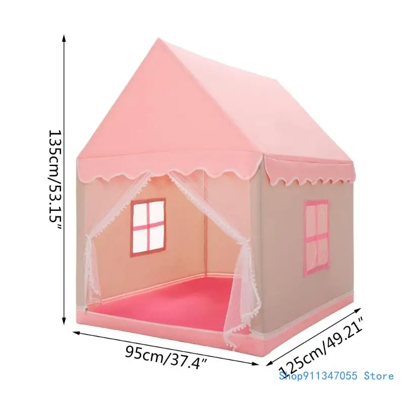 Draagbare Kinderen Tent Opvouwbare Kids Baby Speelhuis Grote Meisjes Roze Blauw Drop Shipping