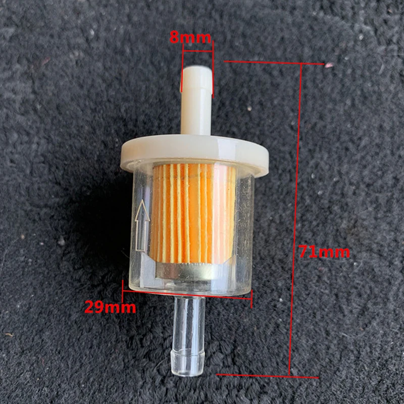 Tuyau de gaz doré pour moto, filtre à huile, accessoires de bricolage, universel, scooter, cyclomoteur, D343, 8mm, 1 pièce