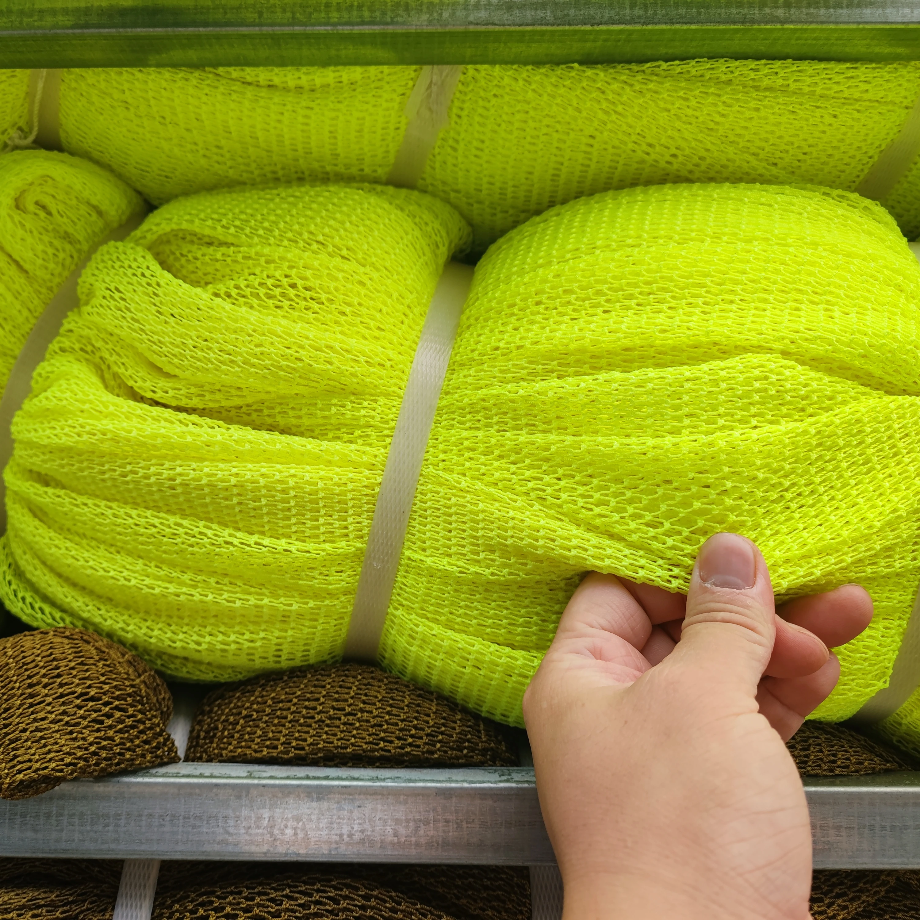 

Индивидуальная высокопрочная мультифиламентная нейлоновая рыболовная сеть, материал с одним узлом и двойным узлом, баннет