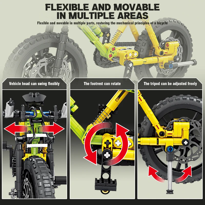 Mechanical Motion Bicycle Buil - đánh giá và giá Mountain Biking Game