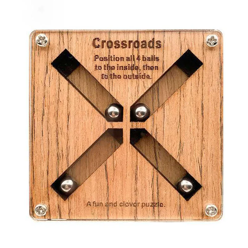 Crossroad Puzzles for Adults & Kids Labyrinth Maze Gifts Difficult Challenging Brain Teaser Educational Toys Creative Idea