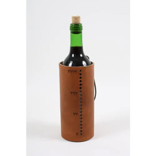 Tabaq Genuine Leather Wine Bottle Case