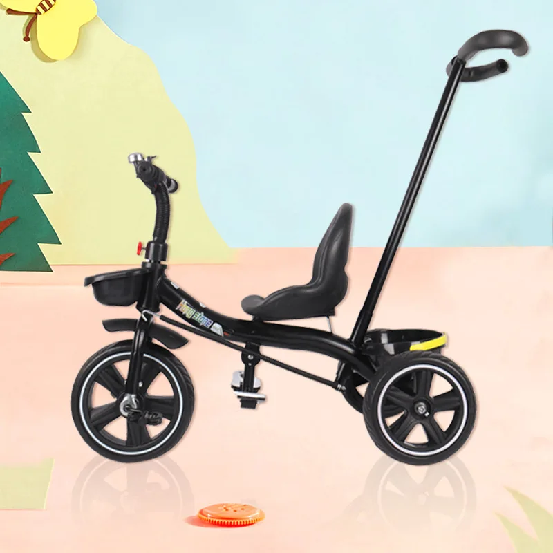 Children's three-wheeled trolley 1-6 years old baby boy and girl baby outdoor pedal bicycle walk baby stroller scooteelektrikli