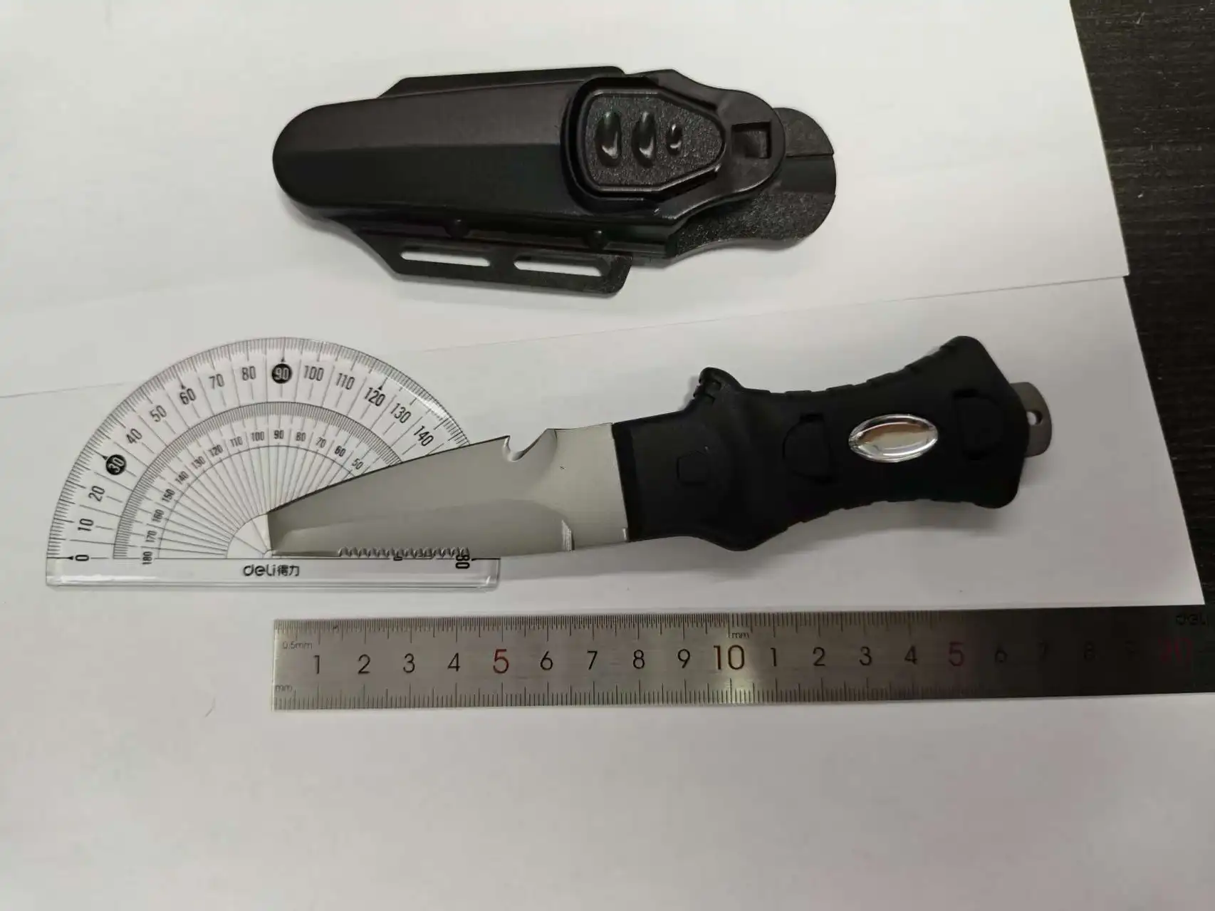 Outdoor Water Rescue Knife Diving Rope Cutter Leg Mounted Multi-function Tool for Exploration view 6