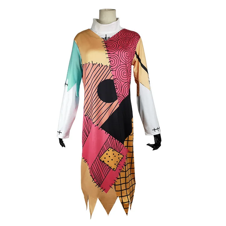 

The Nightmare Before Christmas Sally Skellington Cosplay Costume, Anime Costume, Halloween Costume