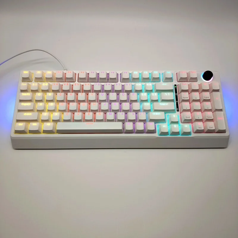 Wired Mechanical Keyboard 98 Key Blue Switch Red Switch Brown Switch Mixed Light Office Holiday ESports Game Mechanical keyboard