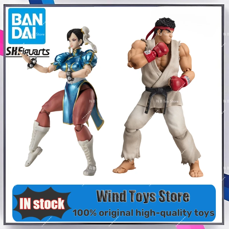 

In Stock Bandai S.H.Figuarts SHF Chun-Li Outfit 2 and Ryu Outfit Street Fighter Series Collectible Action Figure Bandai Gifts