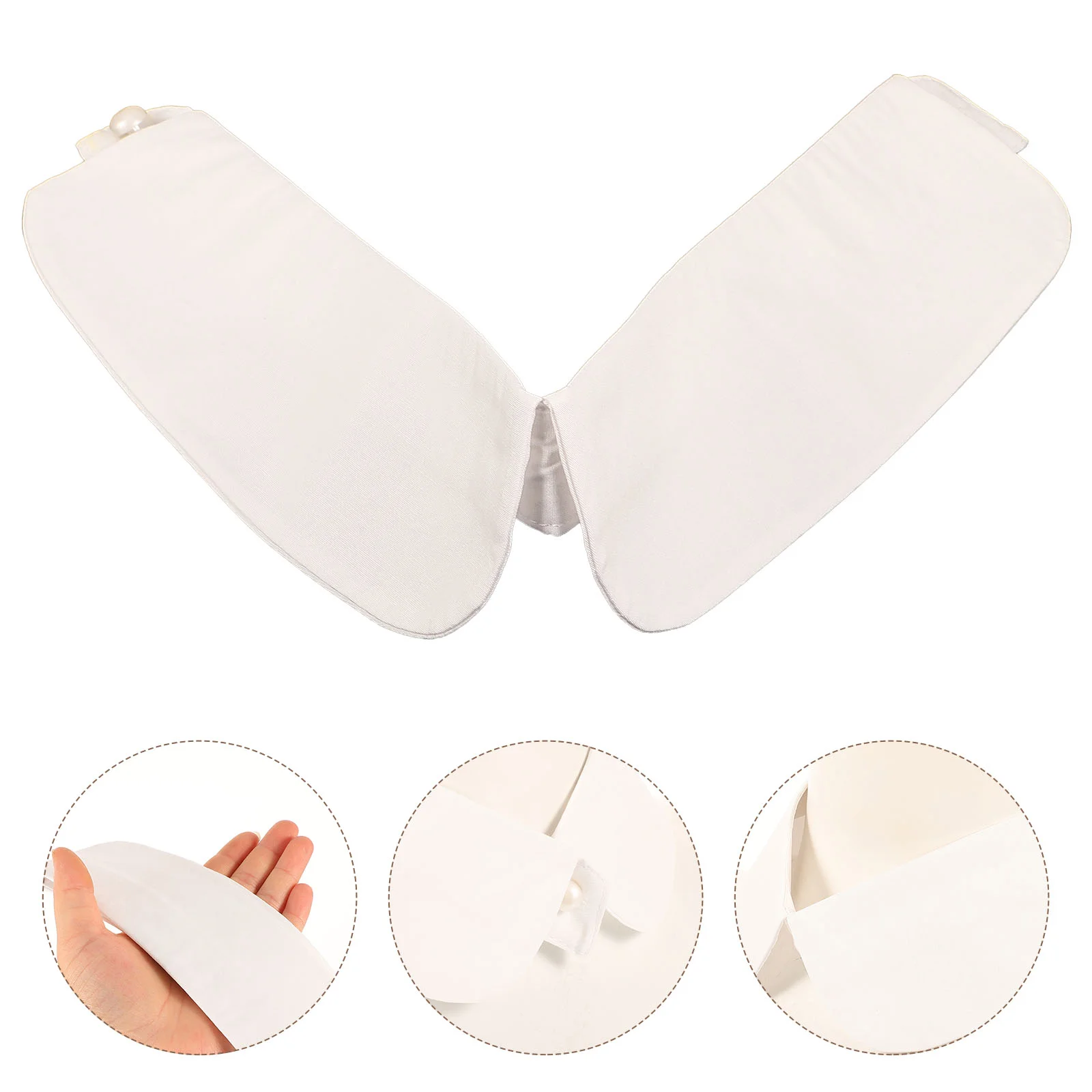 

Fake Collar Shirts Detachable Blouse Cotton Women Undershirt Attachable Lolita Accessory Stylish Elegant Retro Solid