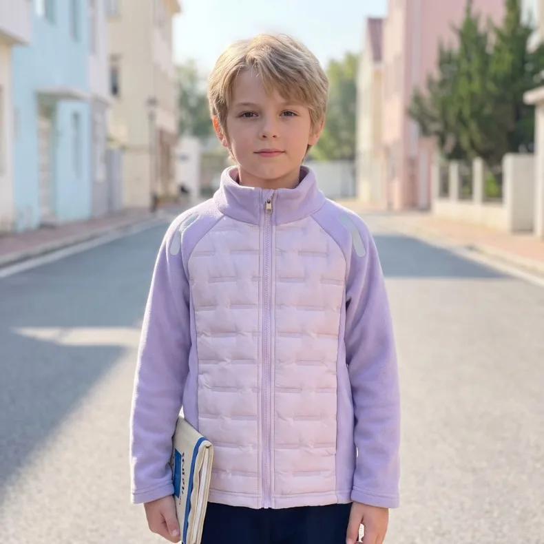 Jungen Mädchen Dicke Jacken Winter Kinder Gefütterte Fleece Warme Mäntel Kinder Kapuzen-Baumwoll-Oberbekleidung Kinderkleidung Kaschmirmantel – Detail 23