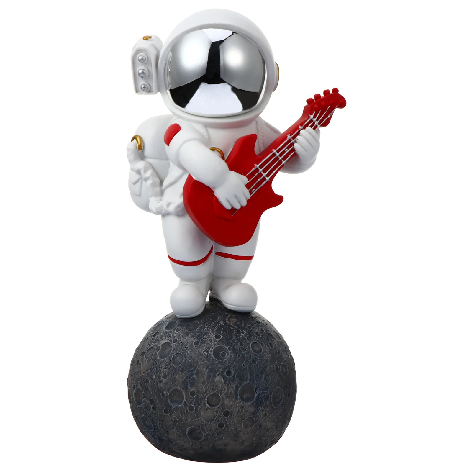 

1Pcs Resin Spaceman Astronaut Lovely Desktop Decoration Lightweight Compact Stylish Tabletop Ornament for Home Office