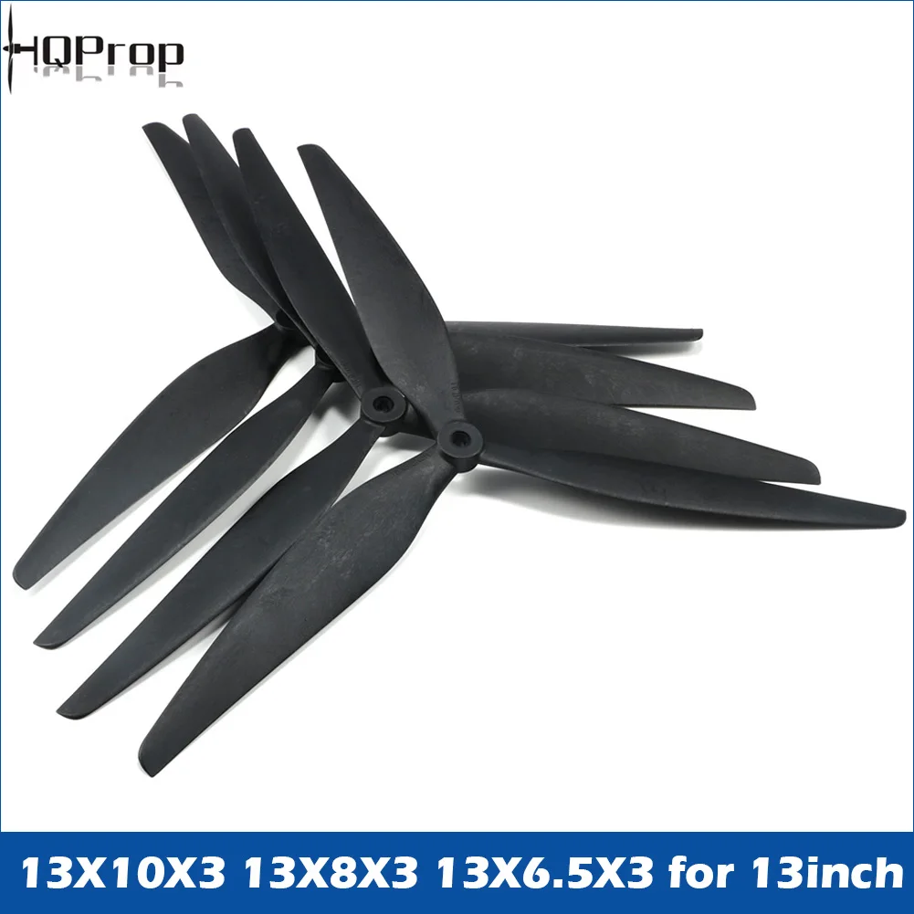 2 Paar HQProp 13X12X3 13X8X3 13X6.5X3 13X9X3 13 Zoll 3-Blatt-CRN-Propeller CW CCW für FPV-Renndrohnen
