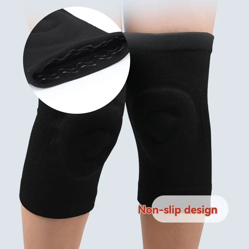 Knee Pads for Fitness Dance Skating Basketball Cycling - Thin Elastic Compression Sport Knee Pads