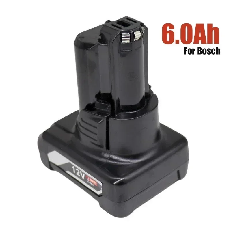 

Replacement Battery 6000mAh for Bosch 12V/10.8V Cordless Tools (BAT411, BAT420, GBA) with 12V Charger Compatibility