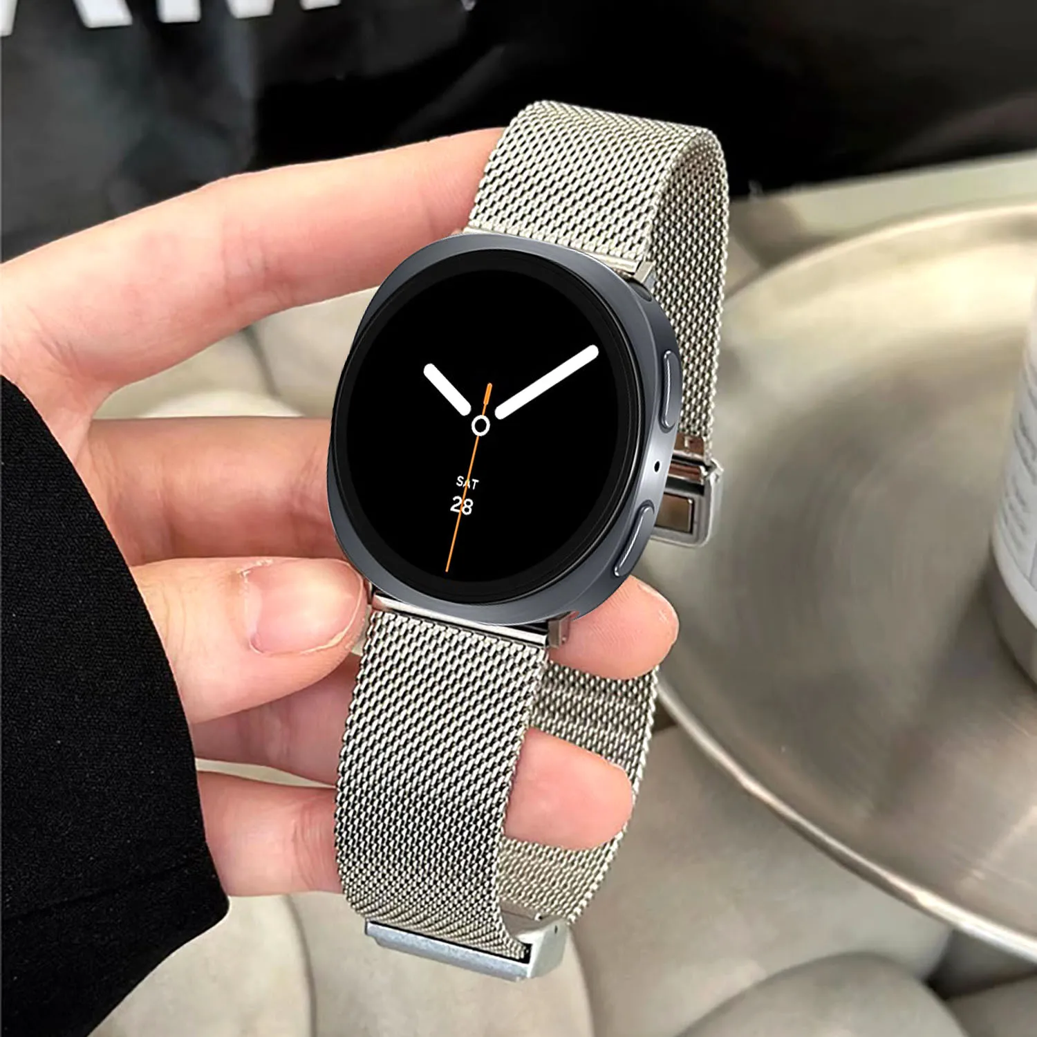 Milanaise-Magnetband für Samsung Galaxy Watch 8 8Classic Ultra 2 1 Armband Galaxy 8 40MM 44mm 46mm 47MM Armband