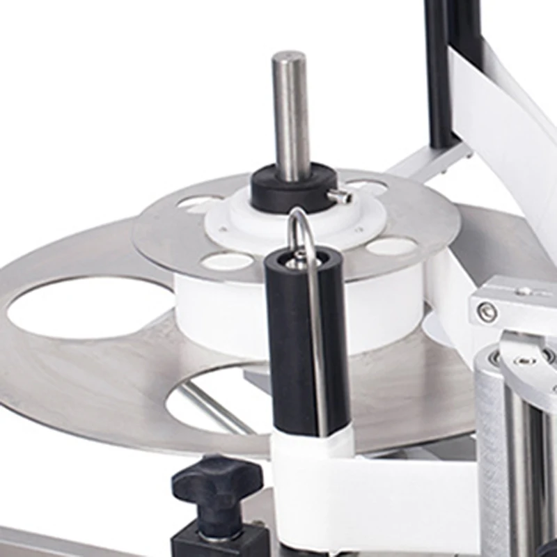 MT-130 Desktop Round Bottle Labeling Machine Jar Label Equipment Sticker Label Machine for Plastic Glass Bottle