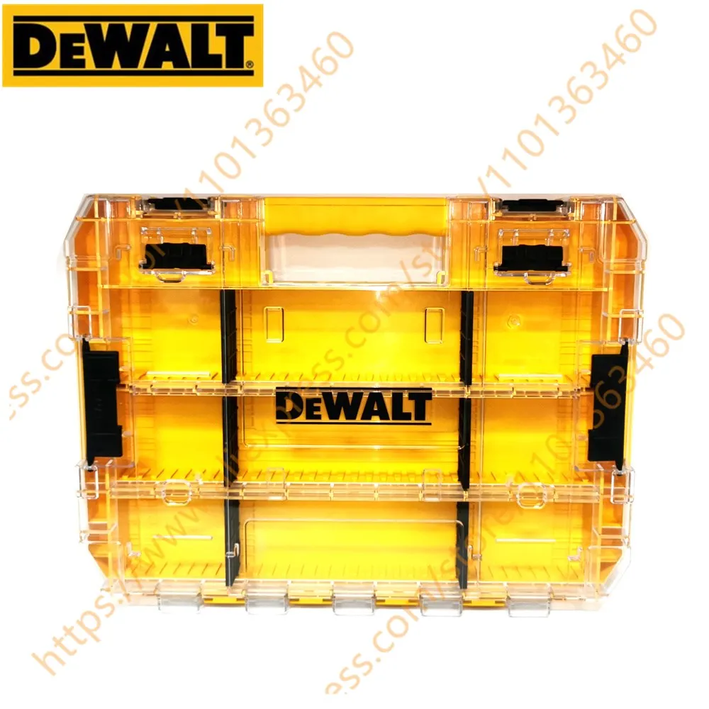 DEWALT Stackable Combination Drill Head Box Can Be Used To Store And Arrange Parts Of The Visual Transparent Tool Box