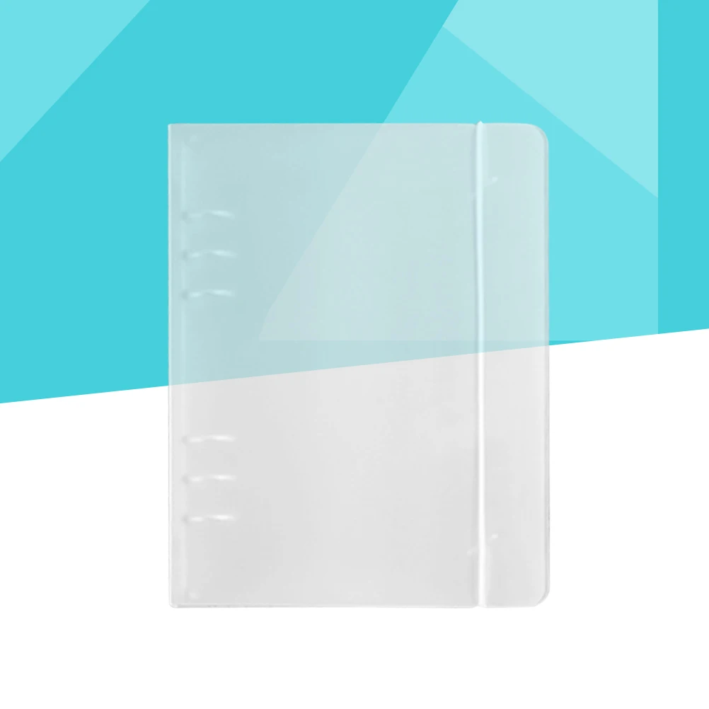 

A6 Paper Pp Folders Binder Folder Supplies Semi Transparent Expanding Folder File Binder Inner Clip For Loose Leaf Note Band