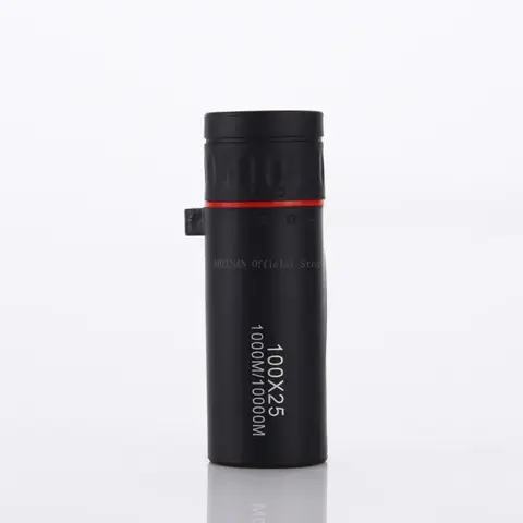 60X25/100X25 Monocular Telescope Mini Portable Optical Coating High-definition High-magnification Outdoor Observation Telescope