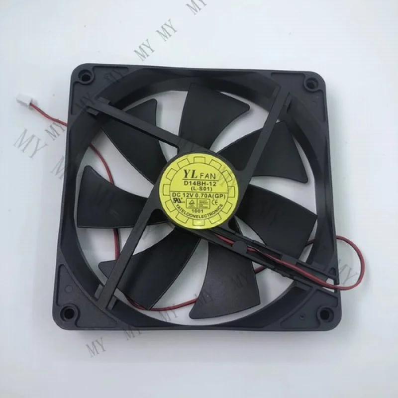 

Вентилятор охлаждения TT для Y.L.FAN D14BH-12 14025 DC12V 0.7A 14CM, 2-проводной