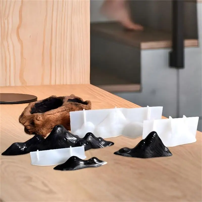U75C 3D Mountain Silicone Poll Set DIY SOAP RASE RATE STARICE для домашнего декора и подарков