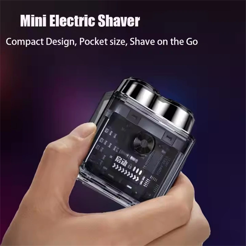 Xiaomi Komingdon Mini Afeitadora eléctrica portátil de viaje recortadora Facial afeitadora impermeable recargable pequeña máquina de afeitar