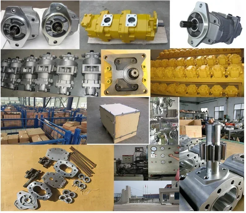 

Hydraulic Gear Pump OEM 705-52-10050 Fit GD600 GD605 GD655 Road Grader Construction Machinery Hydraulic Oil Supply Parts