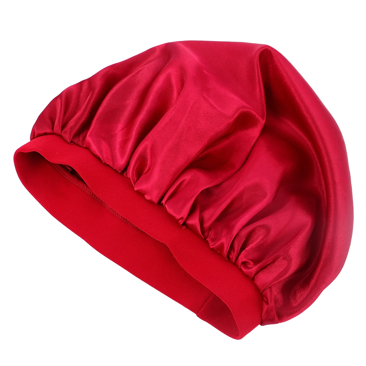 

Satin Sleep Bonnet Round Hat for Women Soft Smooth Silk-like Material Keeps Hair Moisture Sealing