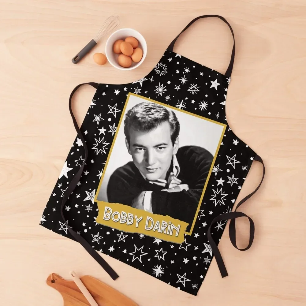 

Bobby Darin Apron For Kitchen Women kitchen jacket woman christmas Men kitchen Apron