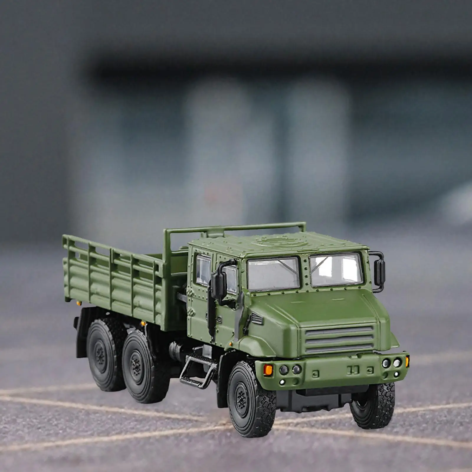 Druckgussauto, 6-Rad-Legierung, Maßstab 1:64, gepanzerter Autotransporter für Transportwagen