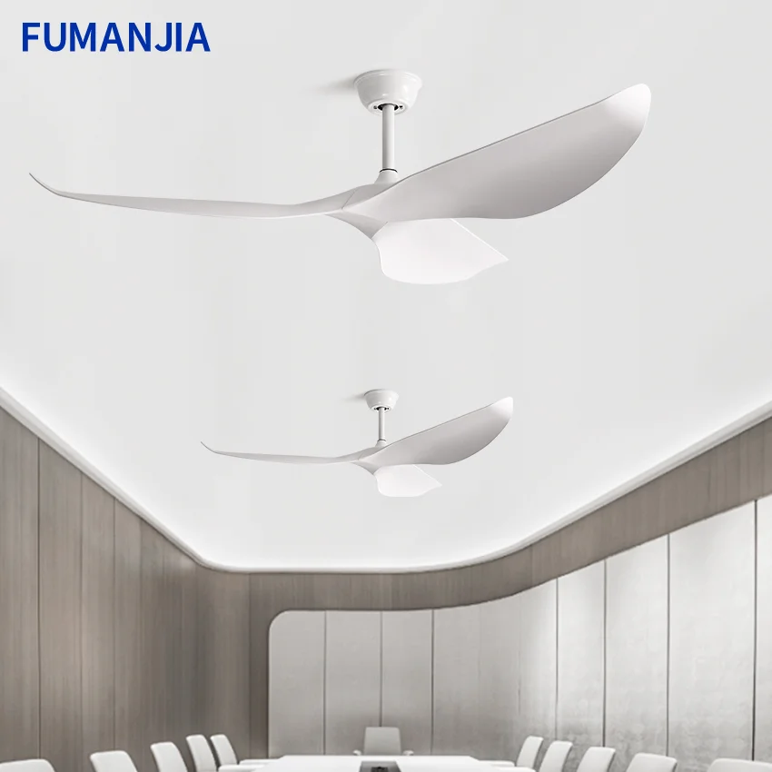 FUMANJIA 38/52/60 Inch DC Inverter Fan - 6-Spd Remote, Ultra-Quiet, 110-240V, ABS Blades Home/Office, Energy-Saving (No Light)
