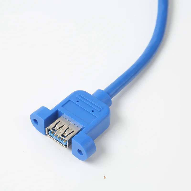 ELEWIND USB Extension cable can be fixed data cable USB3.0 male to female screw hole fixed cable